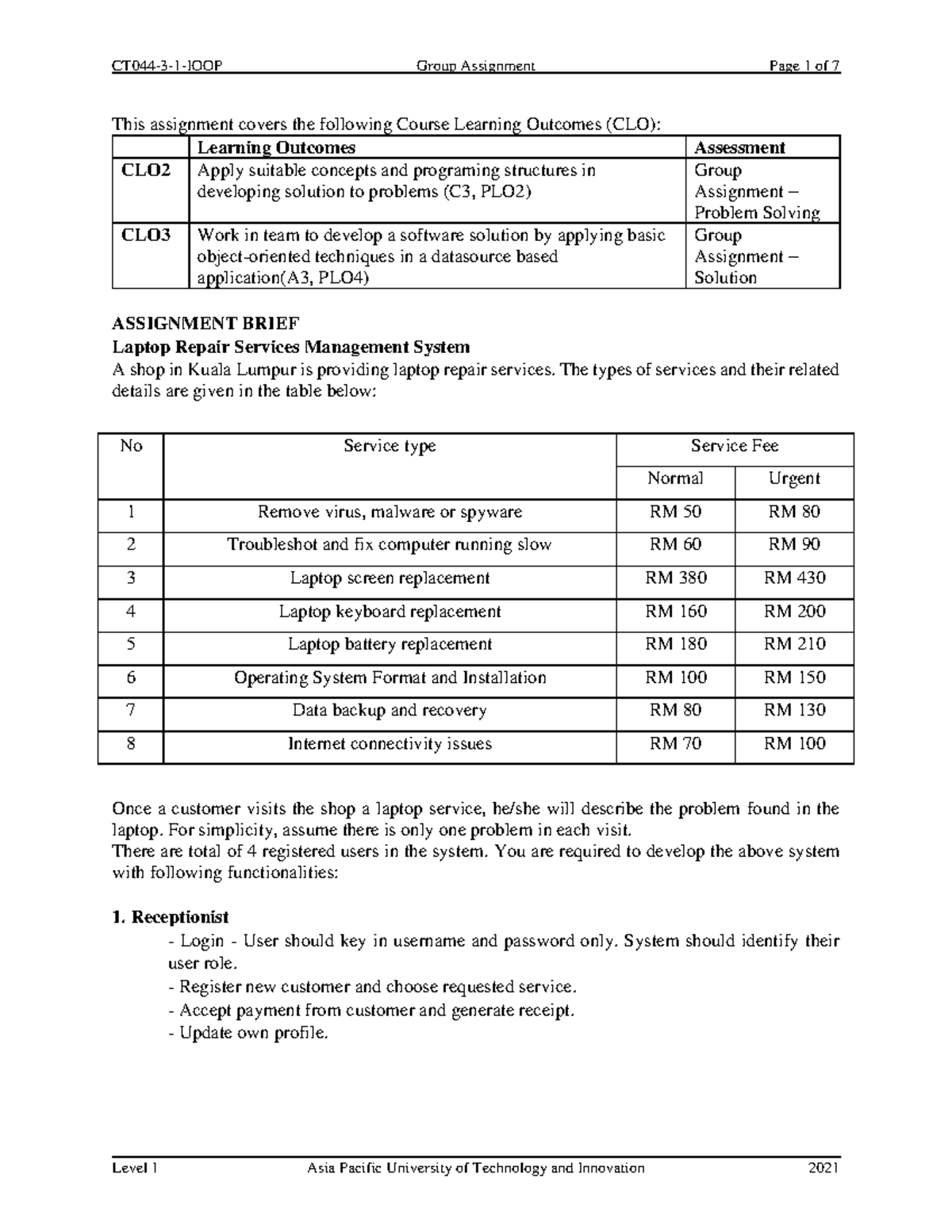 Assignment Question - This assignment covers the following Course ...
