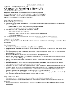Dev psych finals - tnx - CHAPTER 13: Physical and Cognitive Development ...