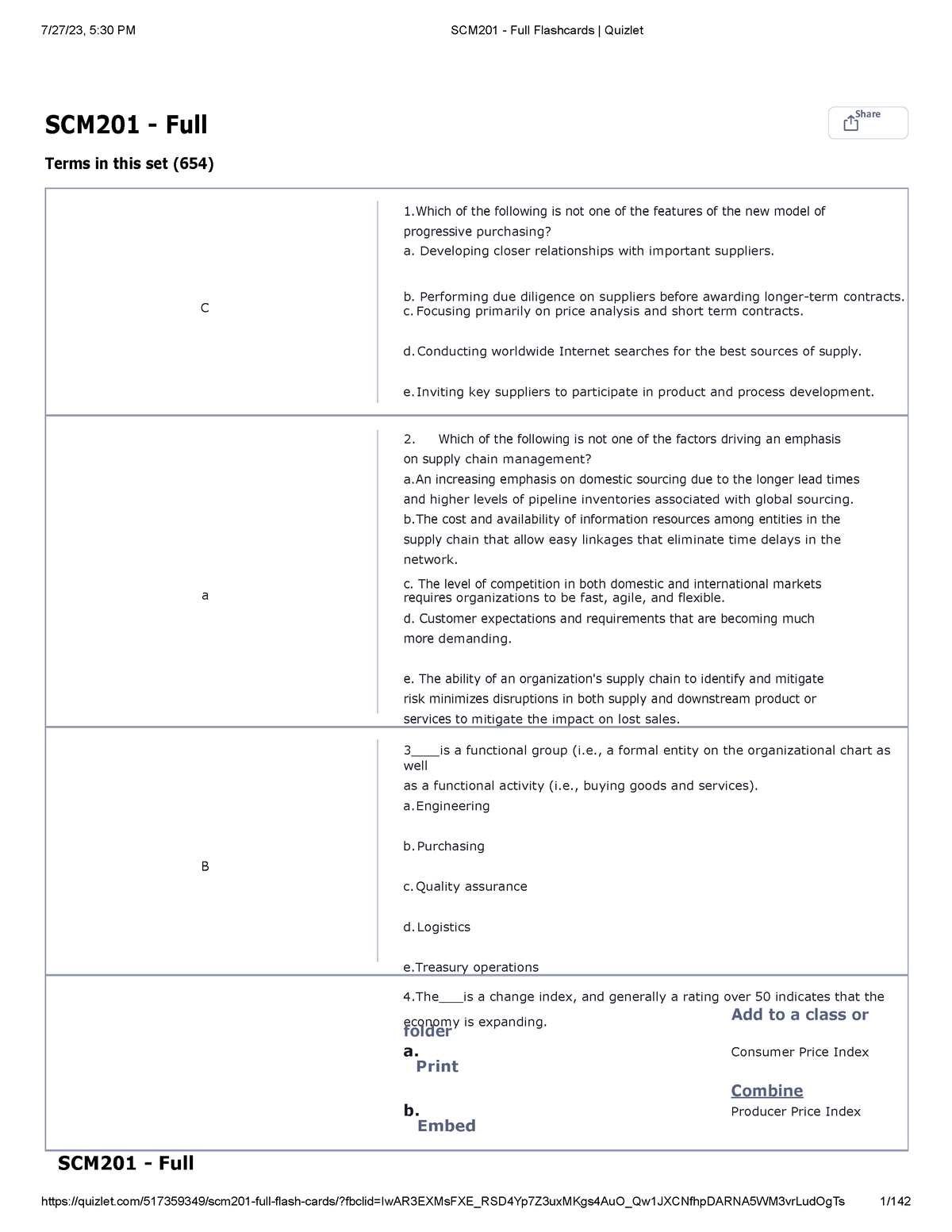 SCM201 - Full Flashcards - SCM201 - Full Share SCM201 - Full Terms In ...