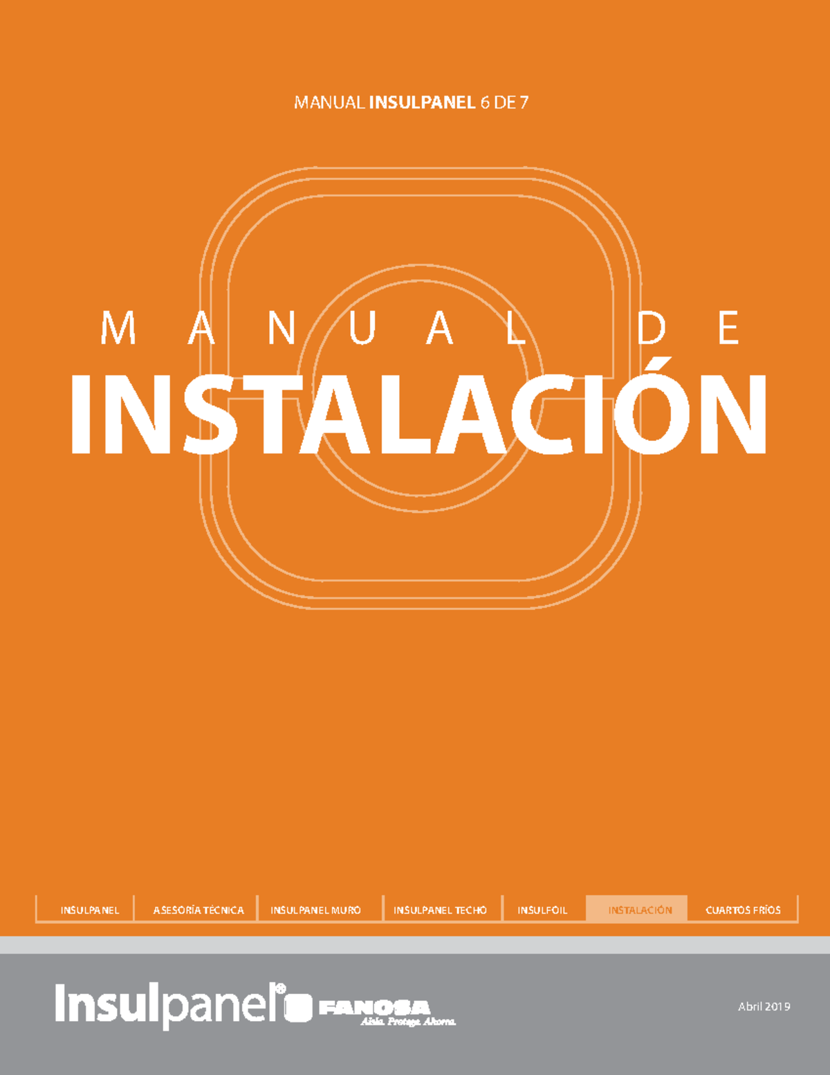 MI insulpanel Fanosa - NO. CONTROL 75130569 - M A N U A L D E ...