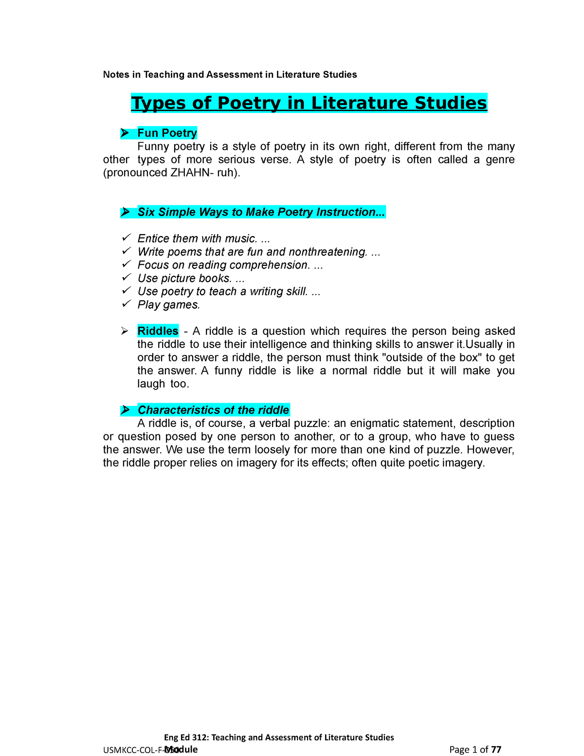 types-of-poetry-in-literature-studies-notes-in-teaching-and