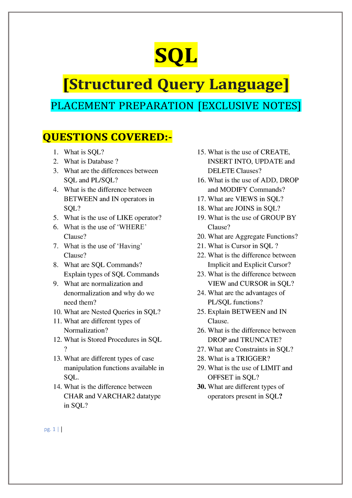 sql-notes-part-1-sql-structured-query-language-placement