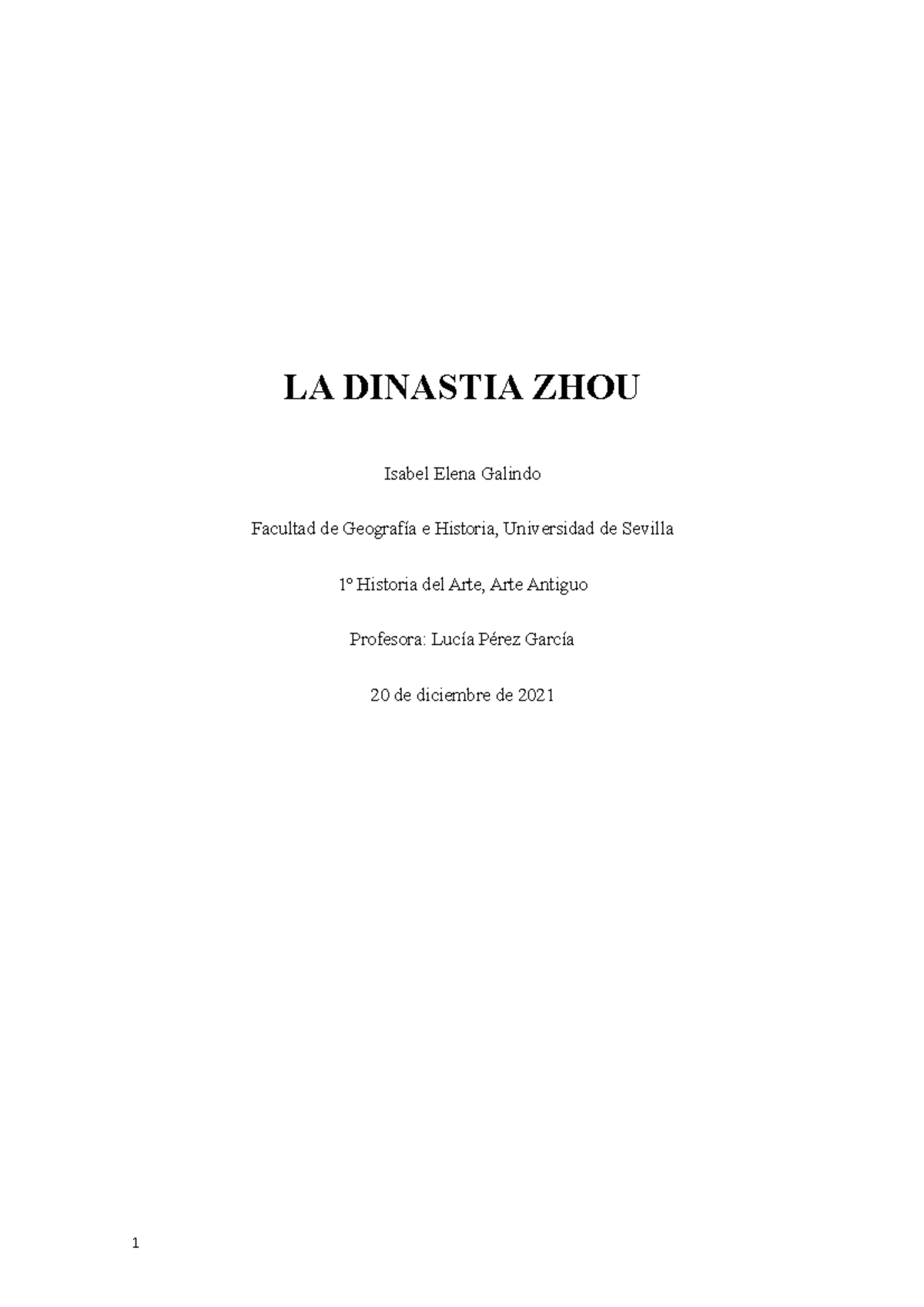 La dinastía Zhou, origen y desarrollo de la cultura China en la Edad