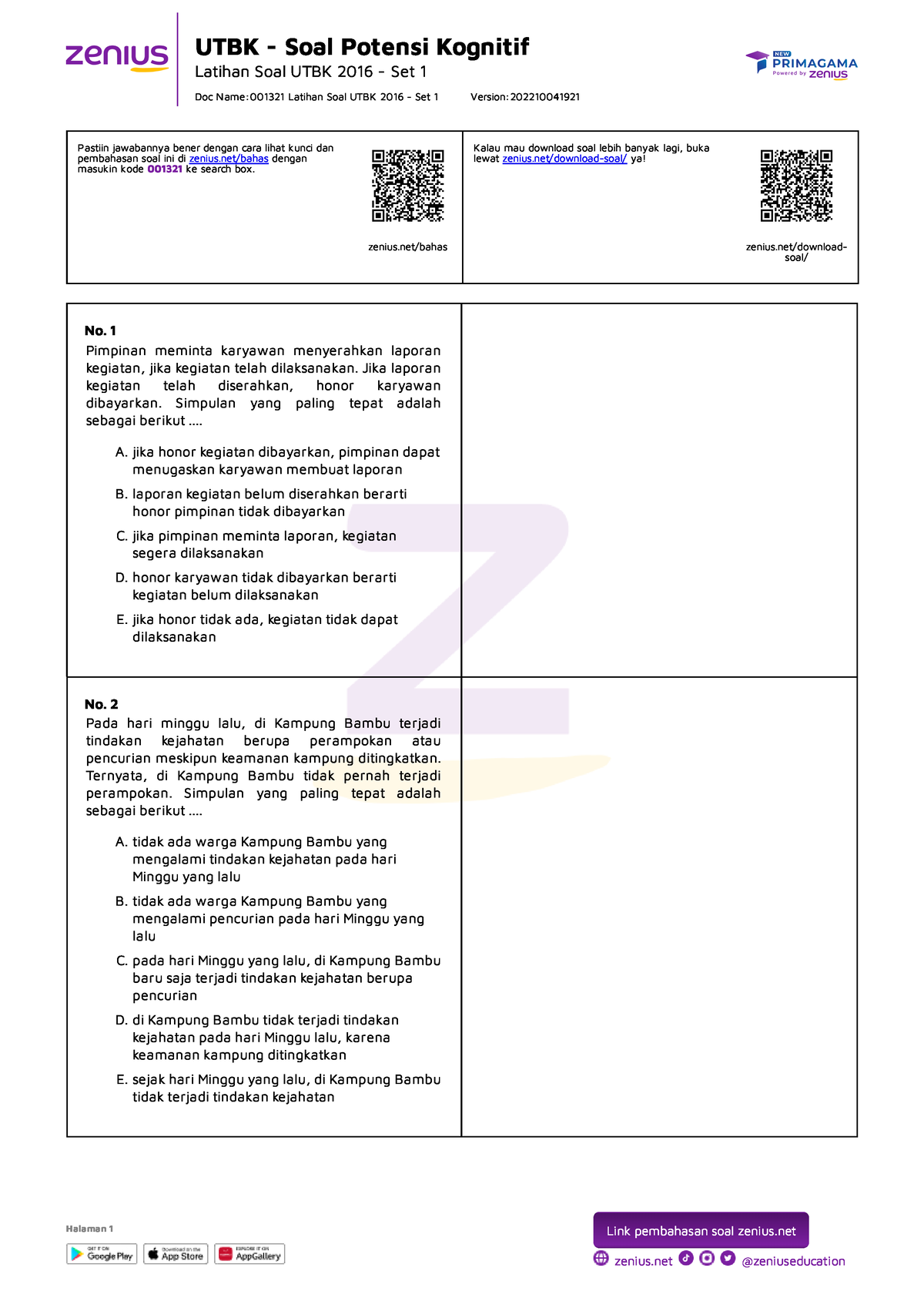 001321%20Latihan%20Soal%20UTBK%202016 %20-%20Set%201 - Latihan Soal ...