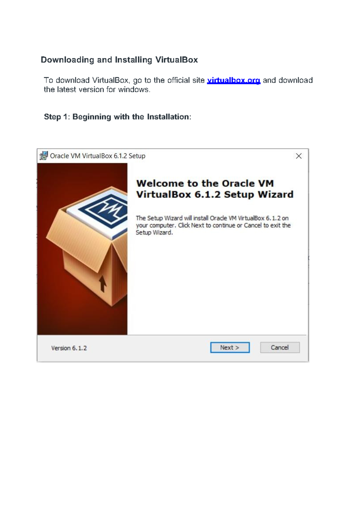 How to install Virtual Box on Windows 10 part 1v2 - IT18X47 ...