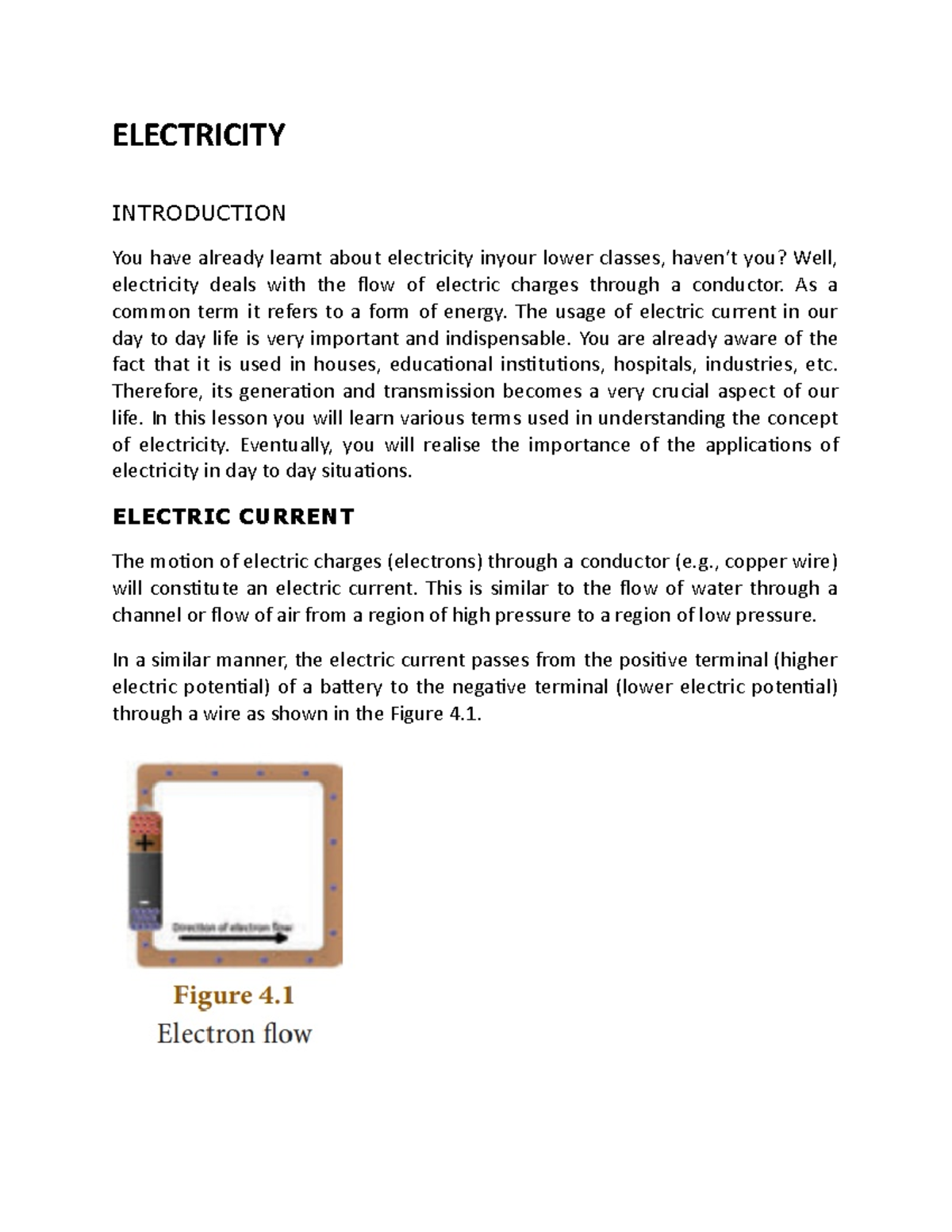 Dj1234. jpg - Electricity - ELECTRICITY INTRODUCTION You have already ...