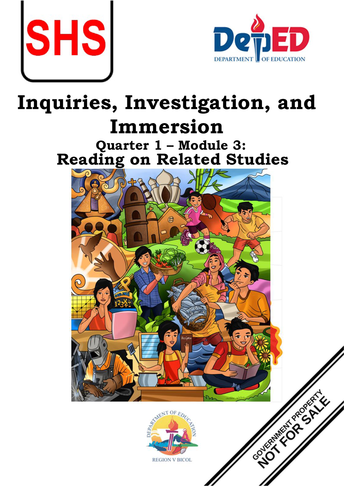 Inquiries Investigations And Immersion Q1 M3 - Reading On Related ...