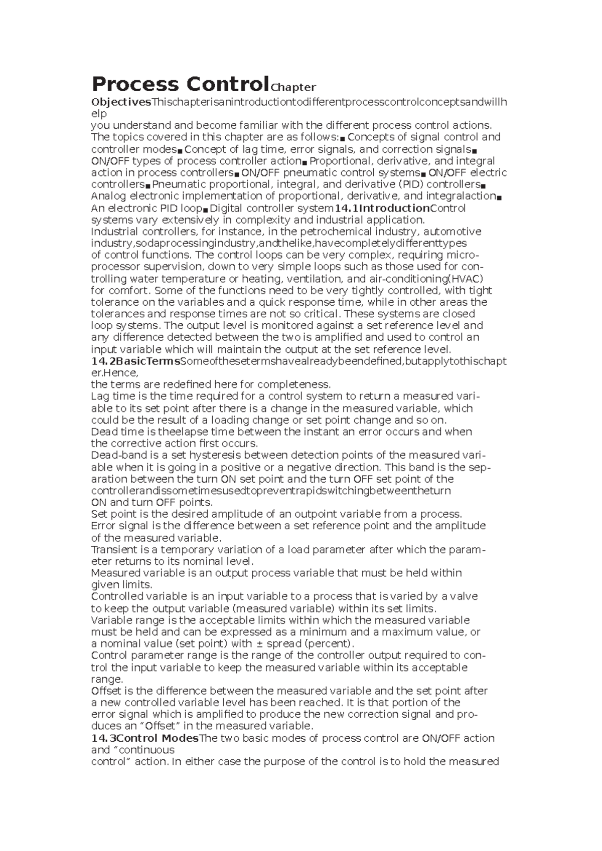 Process control applications 128 - Process ControlChapter - Studocu