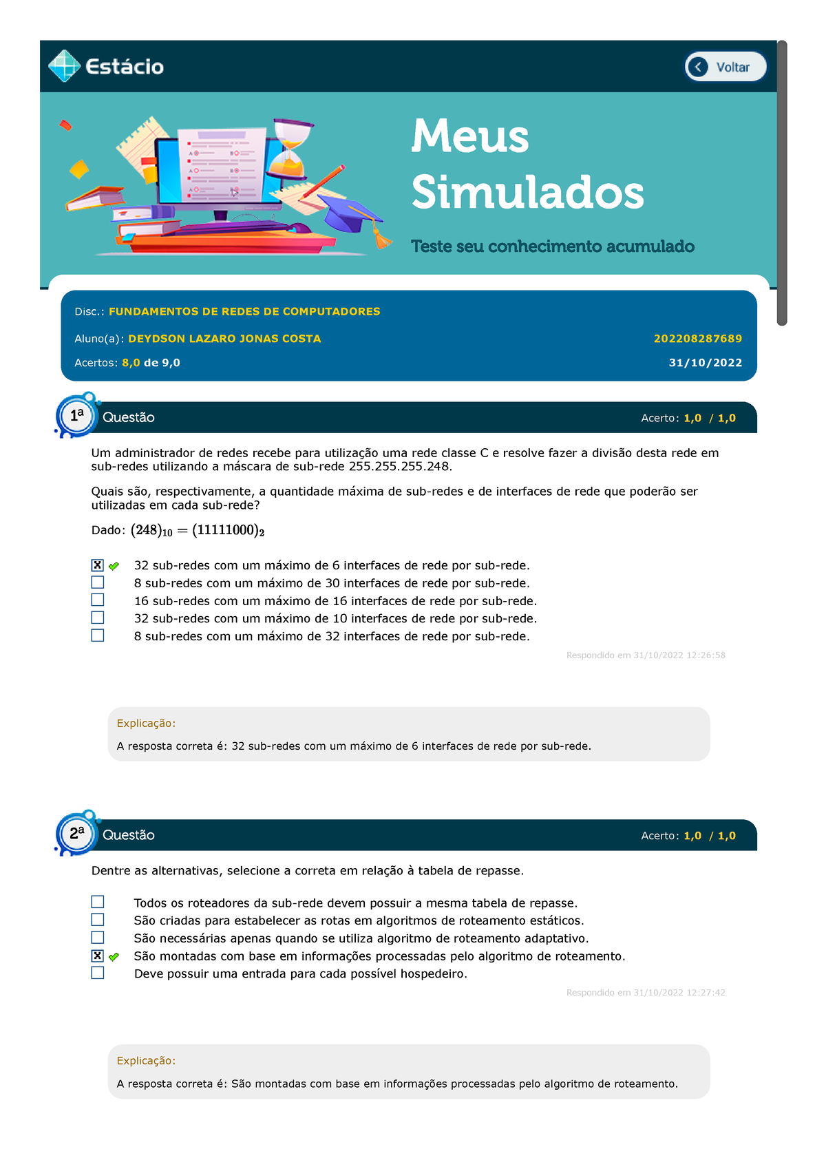 Simulado - INTRODUÇÃO À SEGURANÇA DA INFORMAÇÃO - Meus Simulados Teste ...