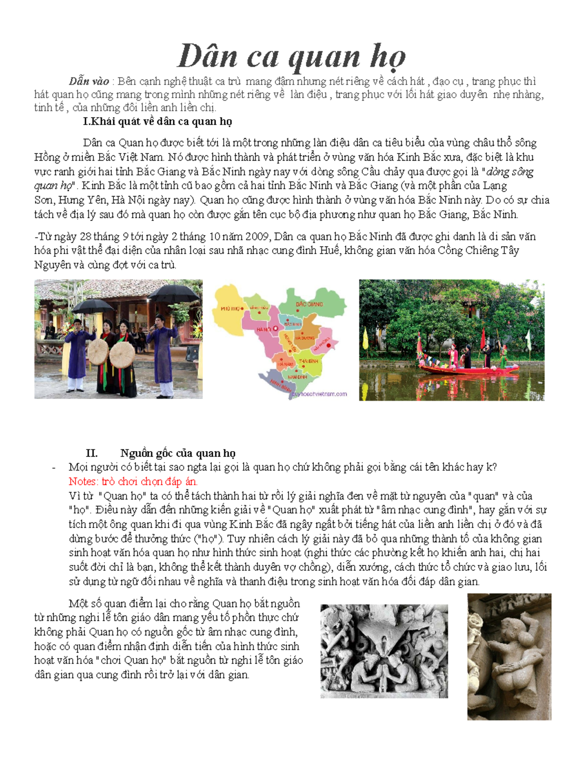 Quan họ - quan họ là gì - Dân ca quan họ Dẫn vào : Bên cạnh nghệ thuật ...