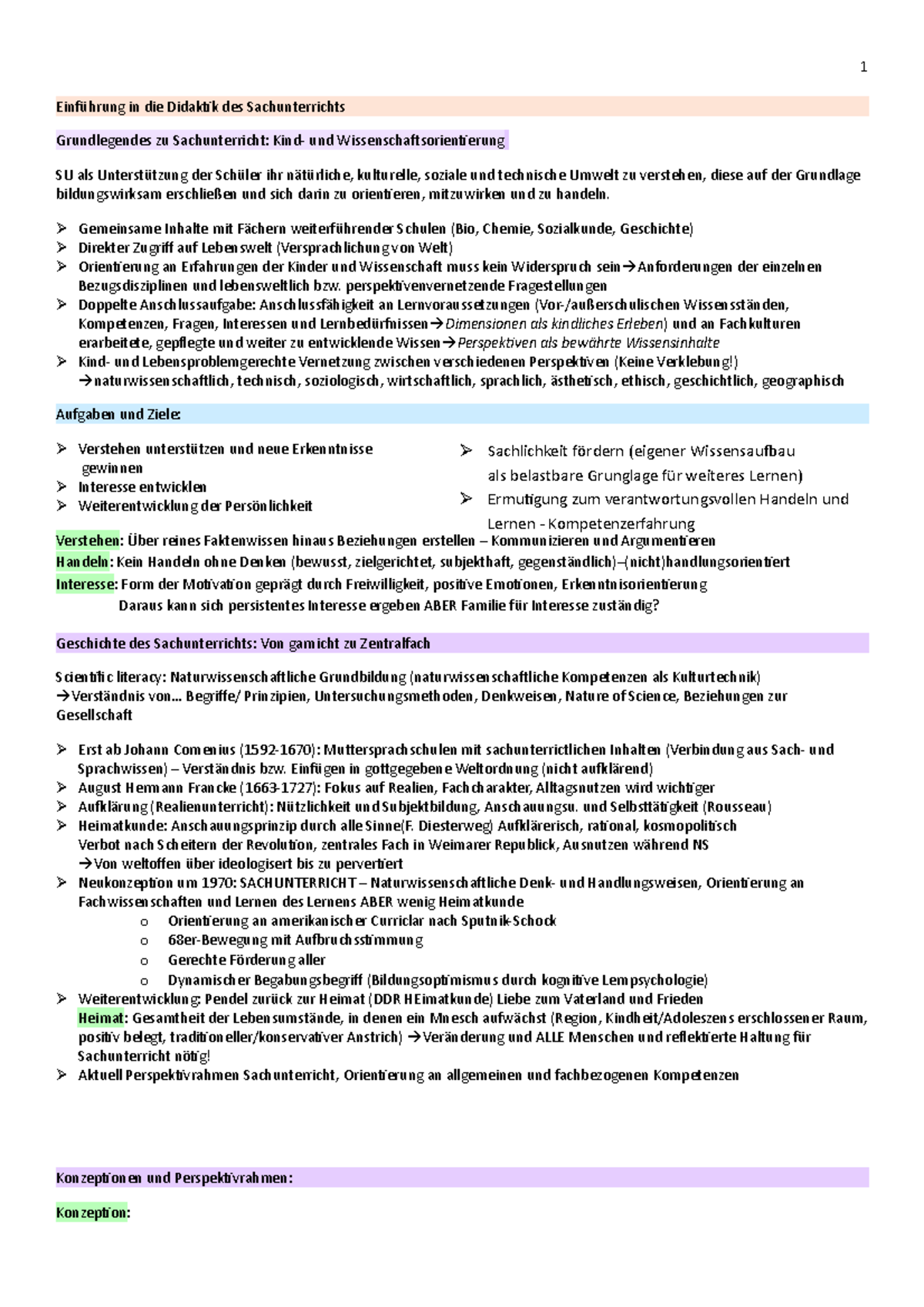 Handbuch Der Didaktik Des Sachunterrichts Einführung in die Didaktik des Sachunterrichts - Einführung in die