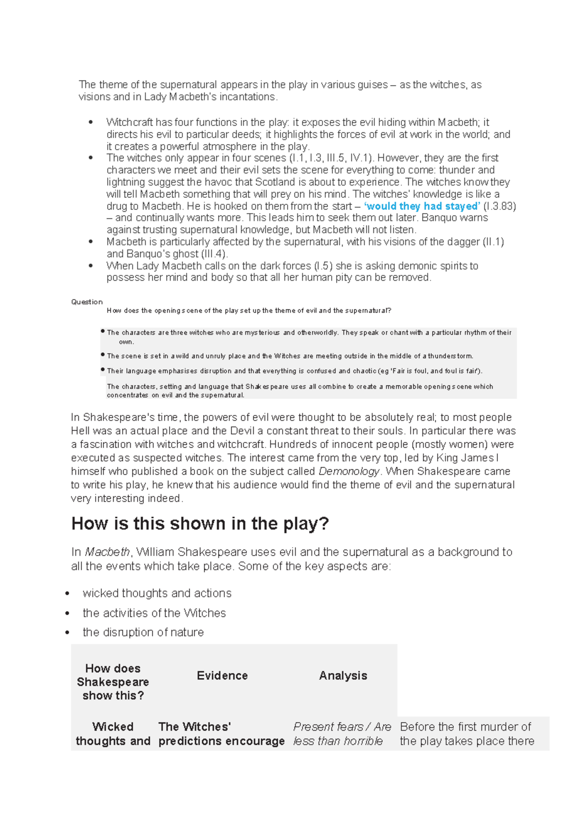 how-is-the-supernatural-in-macbeth-presented-essay-edexcel-gcse