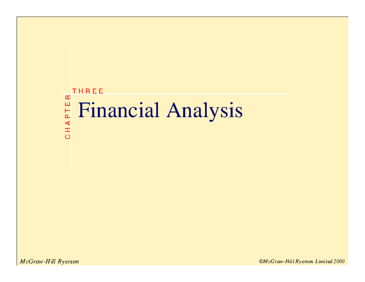 Chapter 3 - Financial Management - C H A P T E R T H R E E Financial ...