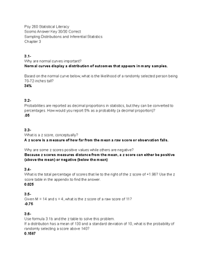 Psy 260 Module Two Activity Pie Chart And Histogram - Psy 260 ...