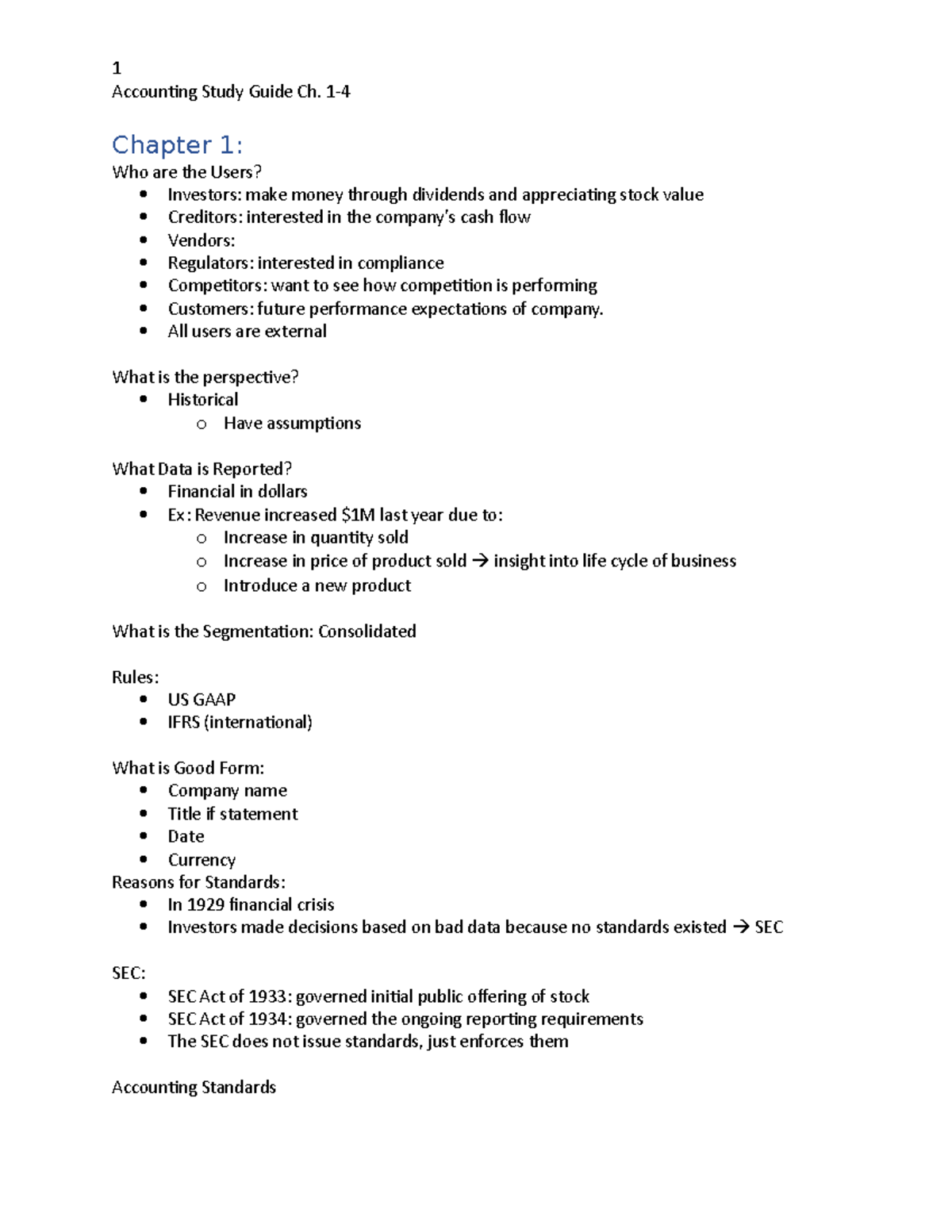 Study Guide - Intermediate Accounting, 17th edition - Accounting Study ...