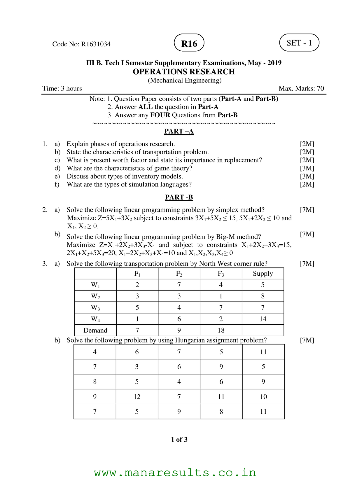 R1631034042019 - Practice Material - III B. Tech I Semester ...