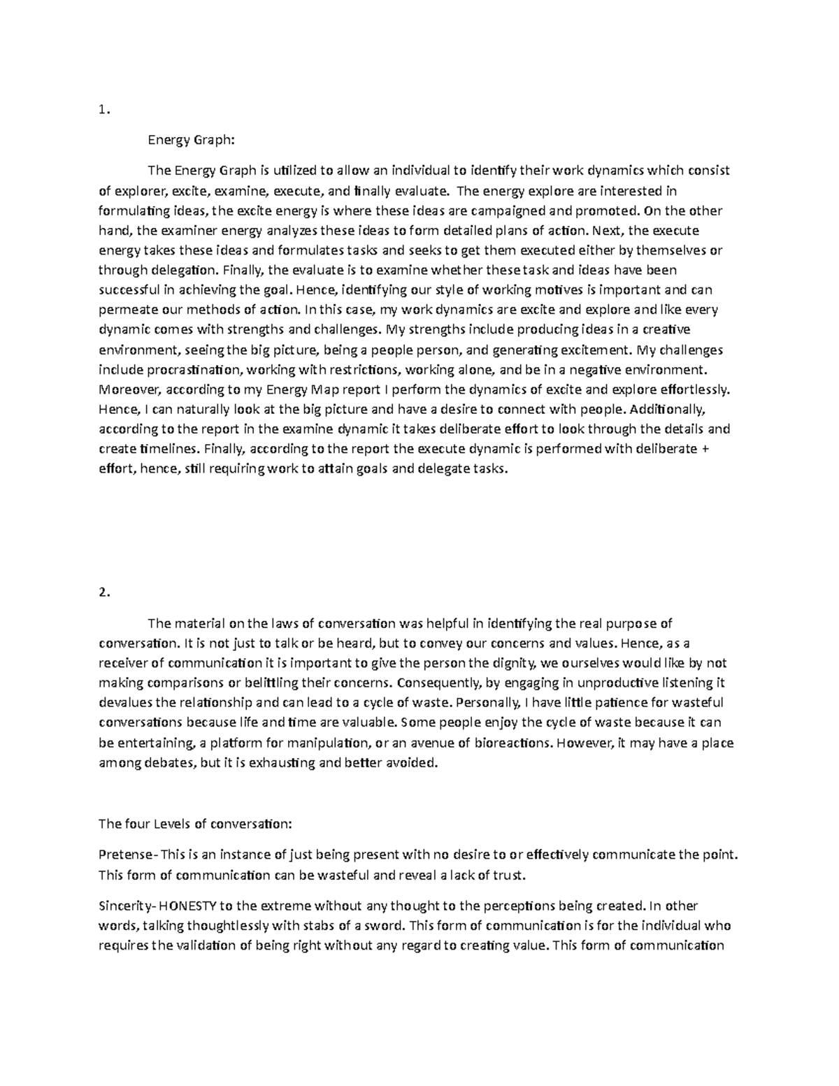 Task 3 - course work - 1. Energy Graph: The Energy Graph is utilized to ...