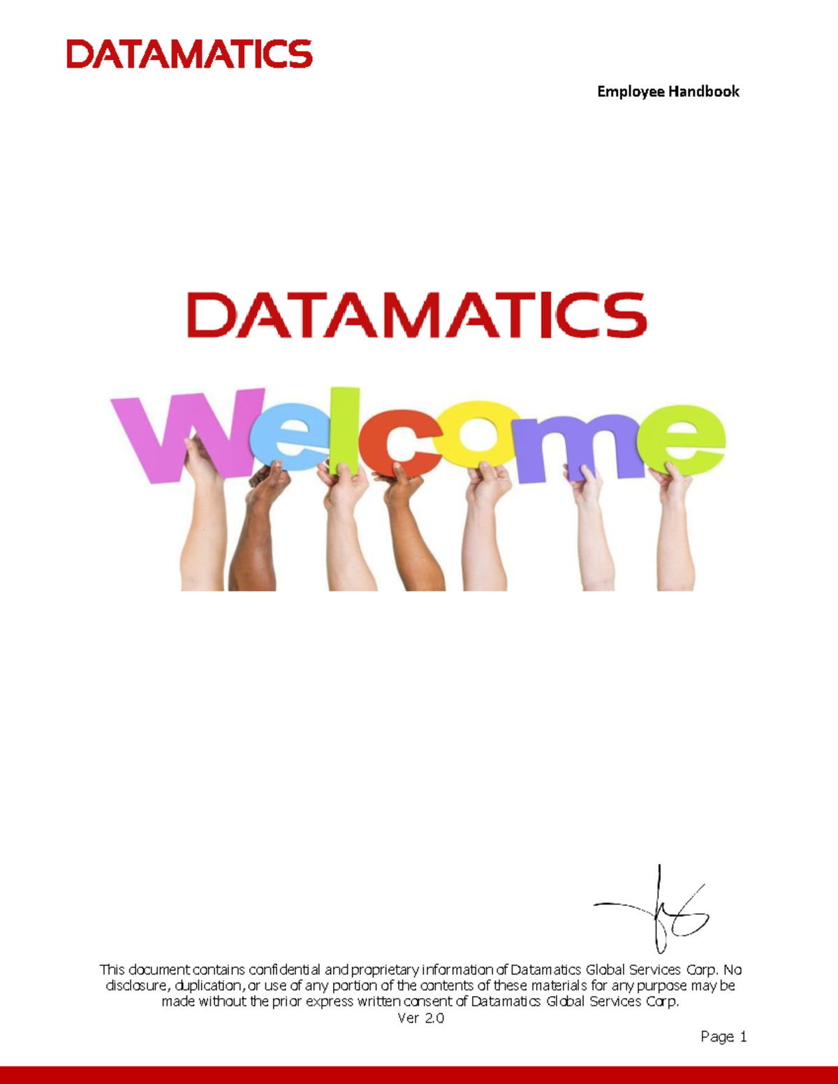 Datamatics - Employee Handbook - March 20222 - This document contains ...
