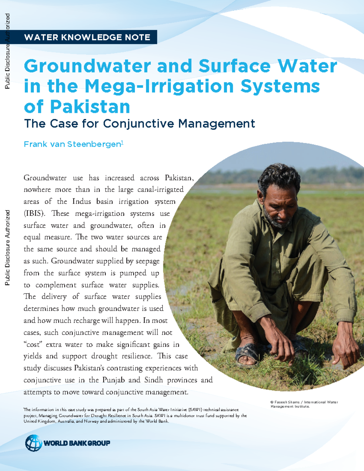 Groundwater and Surface Water in the Mega Irrigation Systems of
