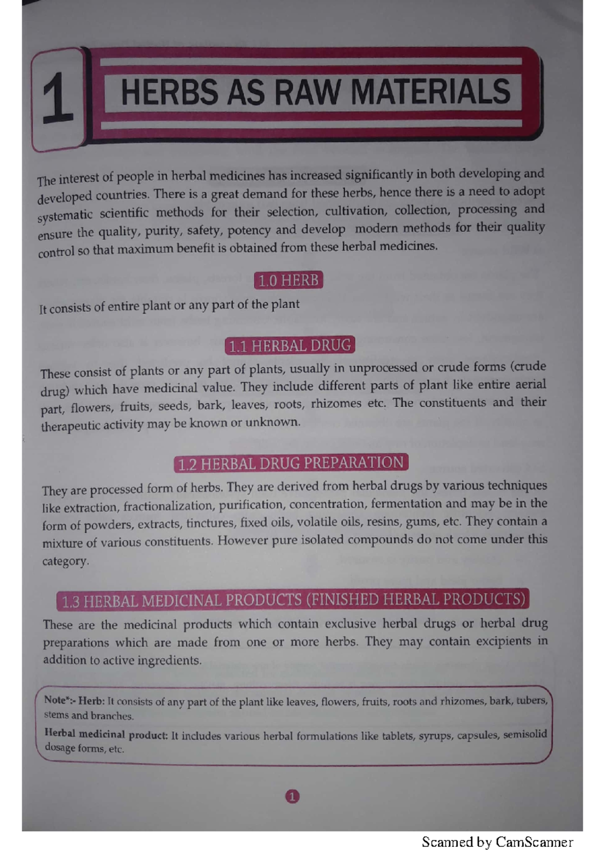 Herbs as raw materials very much informative Herbal Drug Technology Studocu