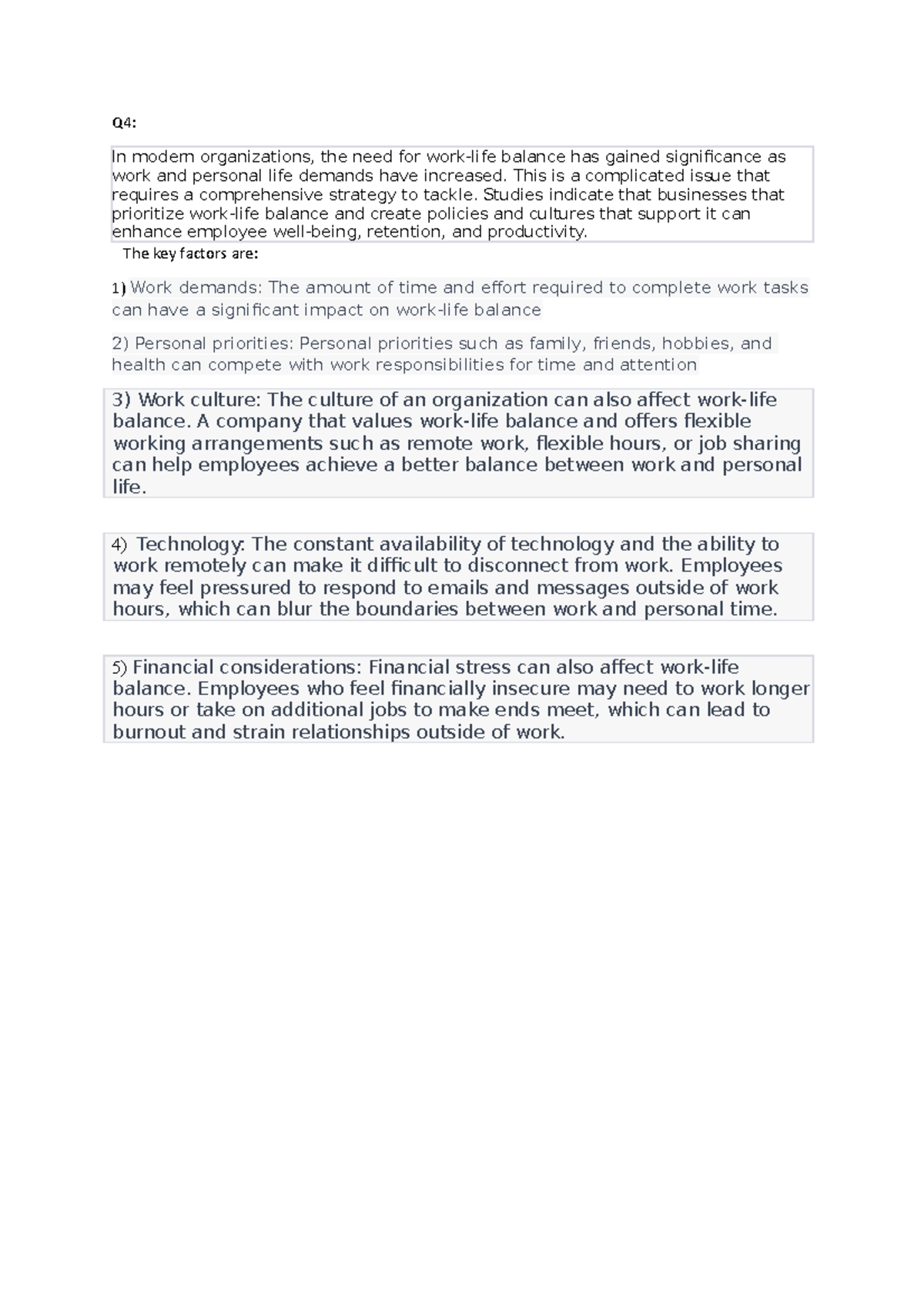 Q4 Festus - Businesses that prioritize work-life balance can improve ...