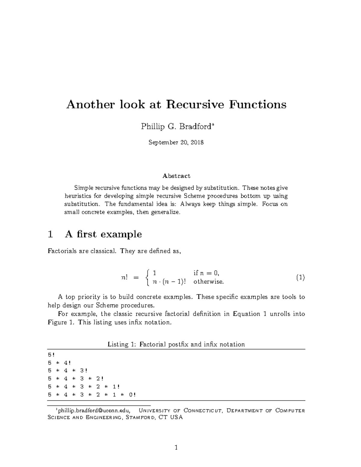 Recrusion by Substitution 2018 02 06 - Another look at Recursive ...