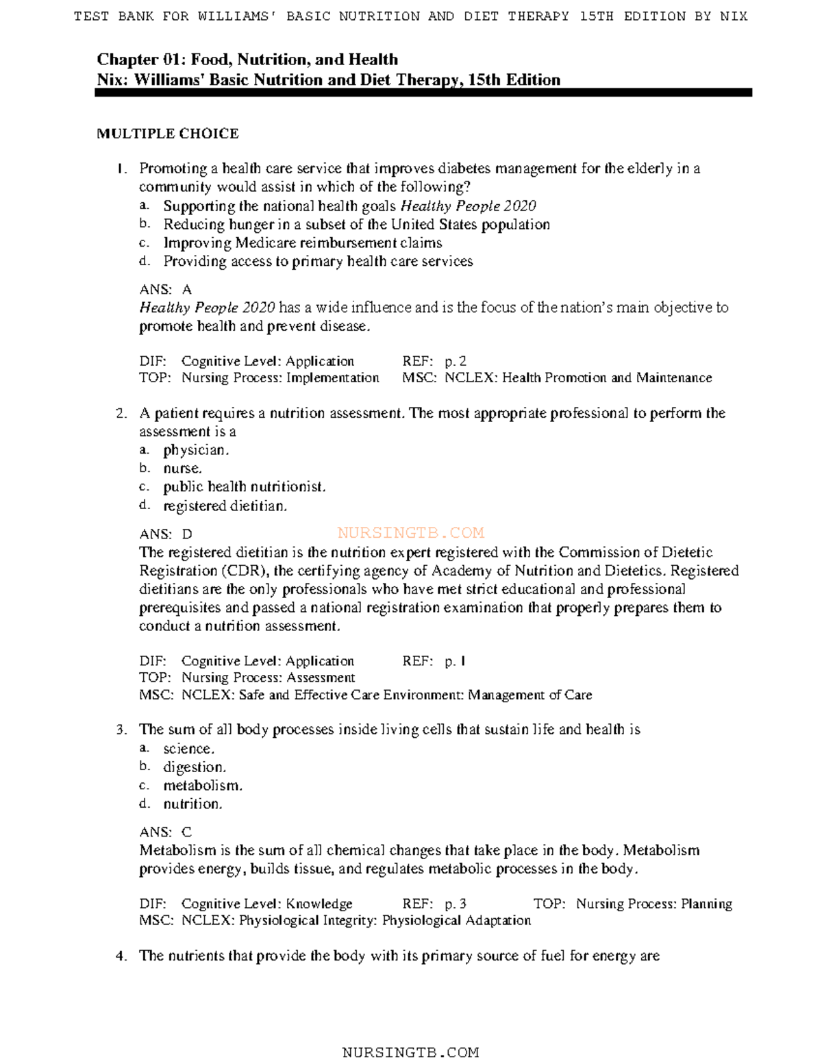 math-review-for-ati-nursingtb-chapter-01-food-nutrition-and-health