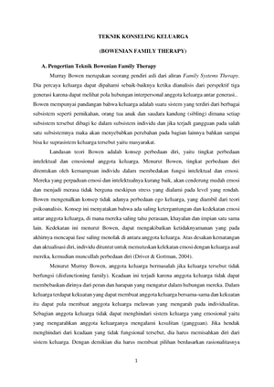 Teknik Konseling Keluarga(Couple Marriage Counseling) - Pengertian ...