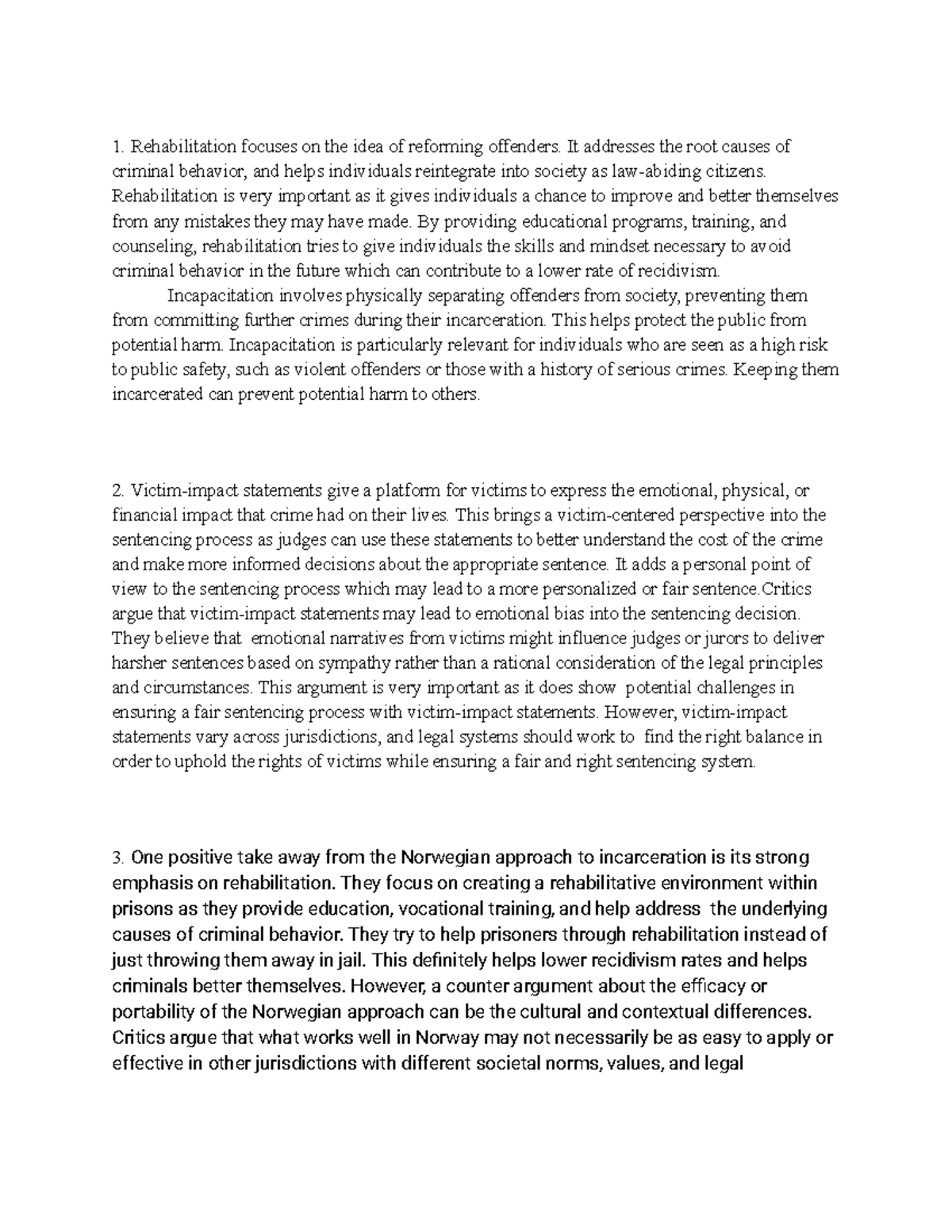 Untitled document-4 - work - Rehabilitation focuses on the idea of ...