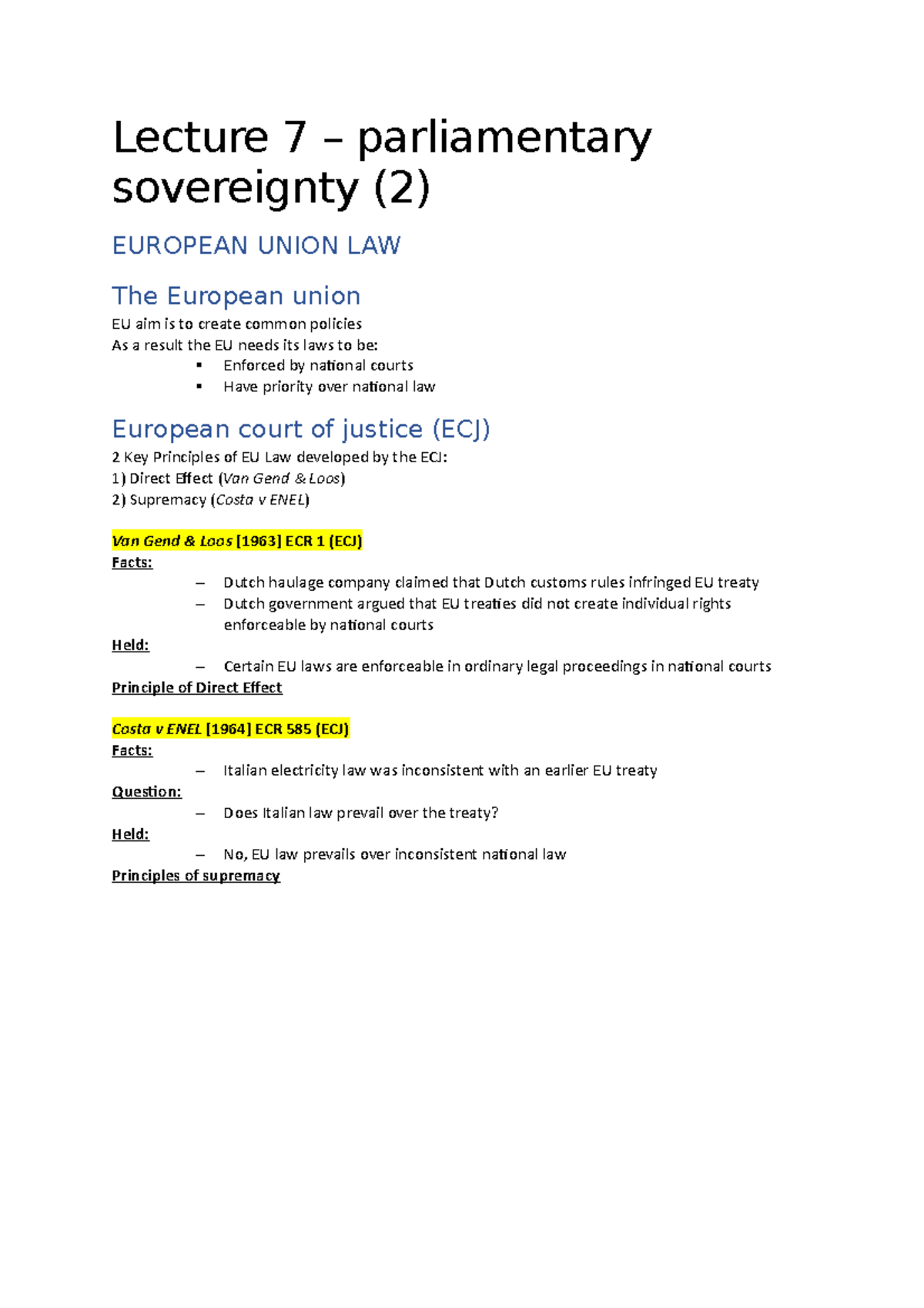 assignment 7 parliamentary governments