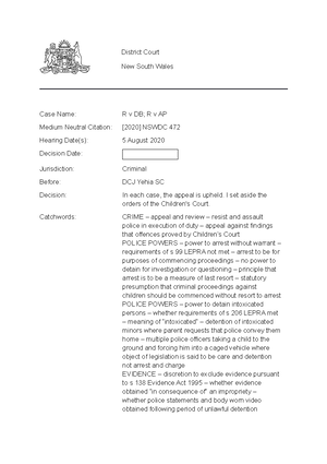 Bail application - o Legal Profession Uniform Conduct (Barristers ...