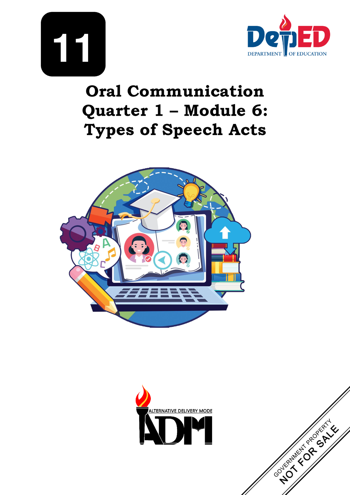 oral communication speech acts module