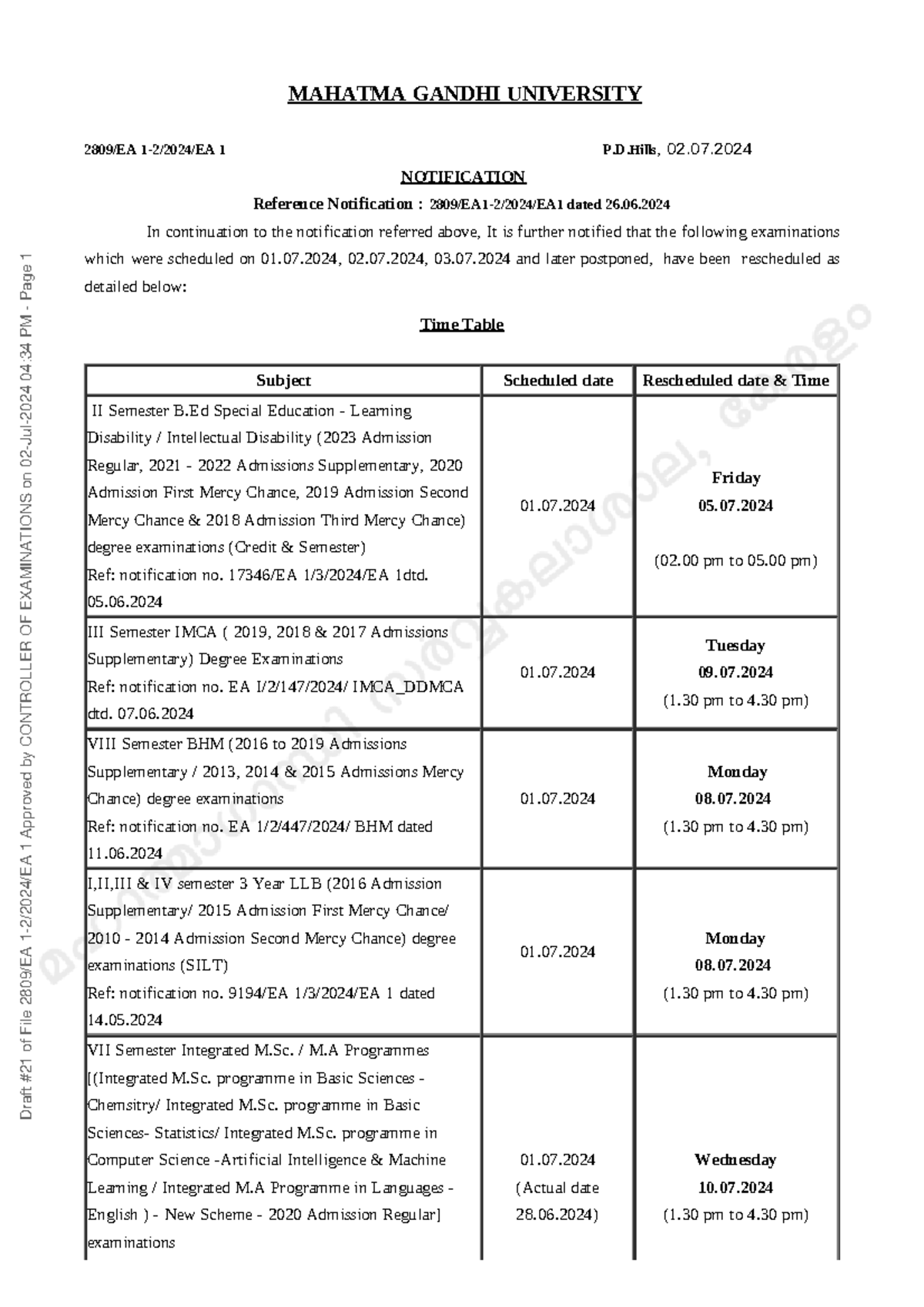 2809-EA 1-2-2024-EA 1 - Hy Hhh - MAHATMA GANDHI UNIVERSITY 2809/EA 1-2 ...