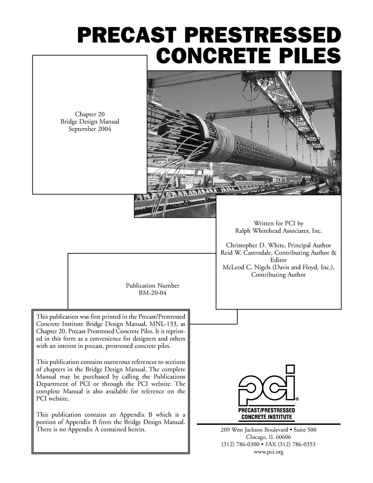 Precast Prestressed Concrete Piles For Bridge Design - Material ...