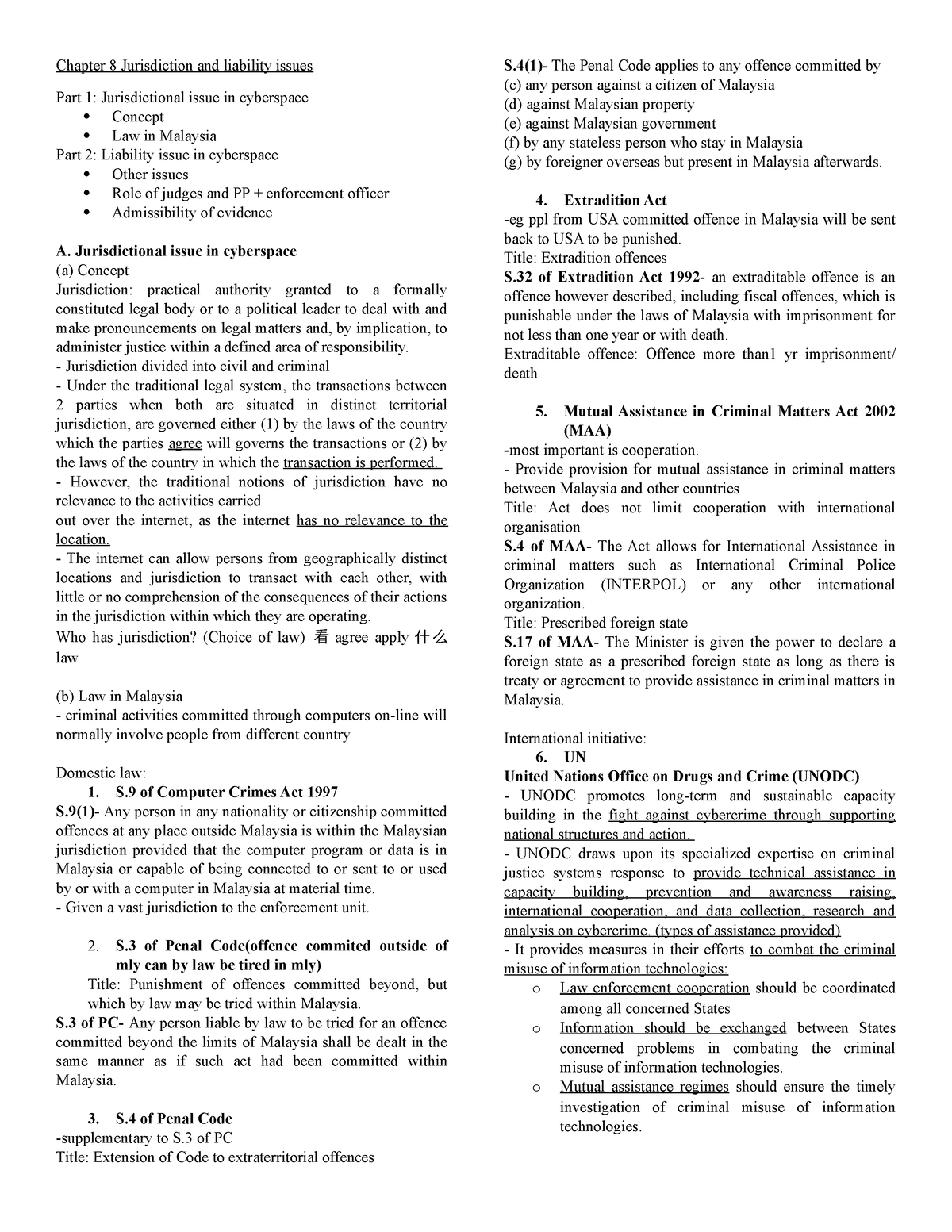 Chapter 8 Jurisdiction And Liability Issues - Jurisdictional Issue In ...