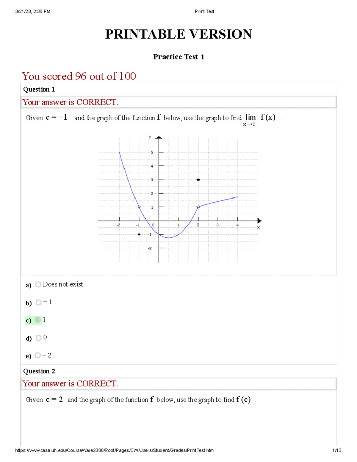 PT1 - Practice 1 - PRINTABLE VERSION Practice Test 1 You scored 96 out ...