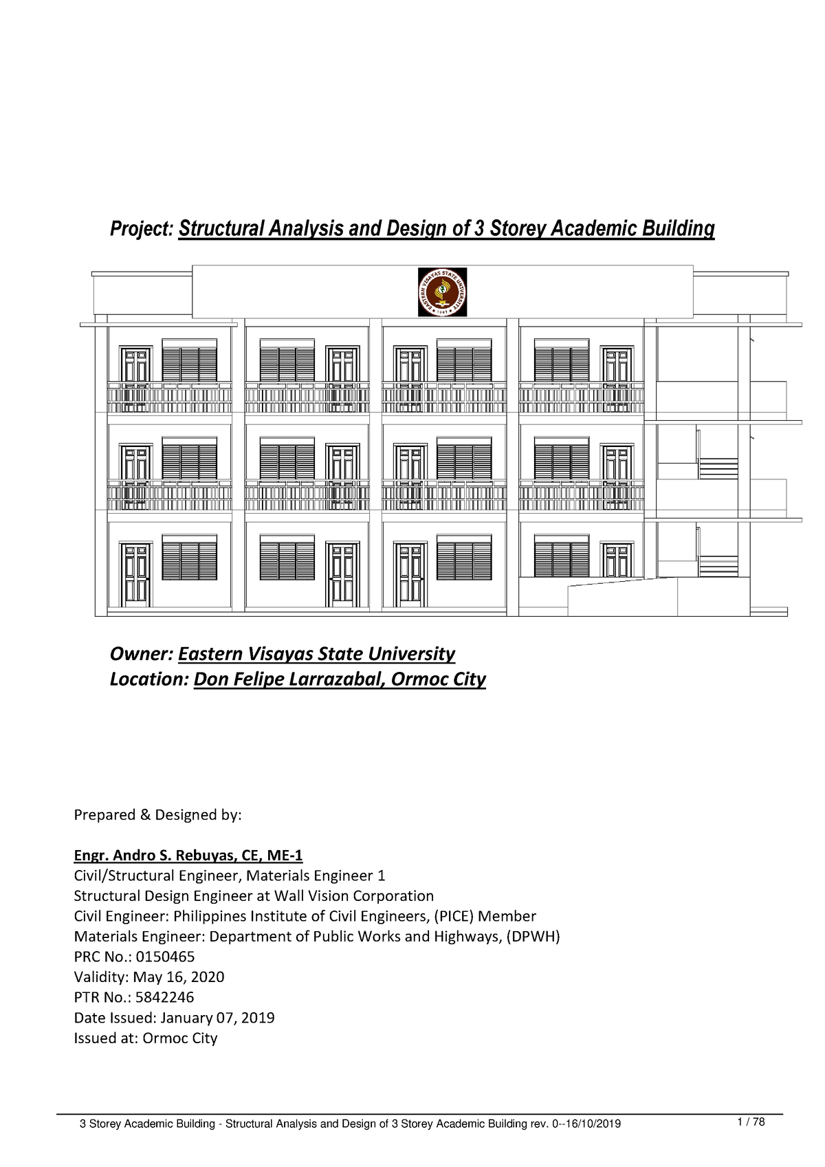 structural analysis and design thesis