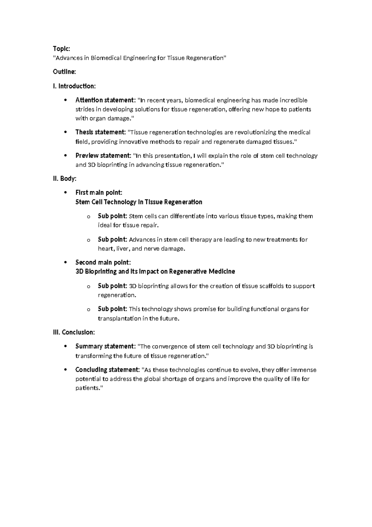 Assignment 5 ESL - Topic: 