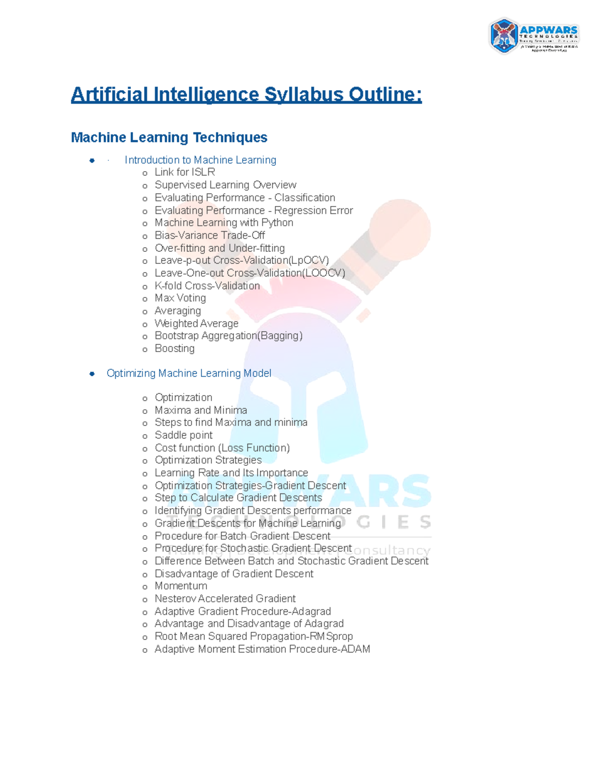 Artificial Intelligence.docx (1) - Artificial Intelligence Syllabus ...