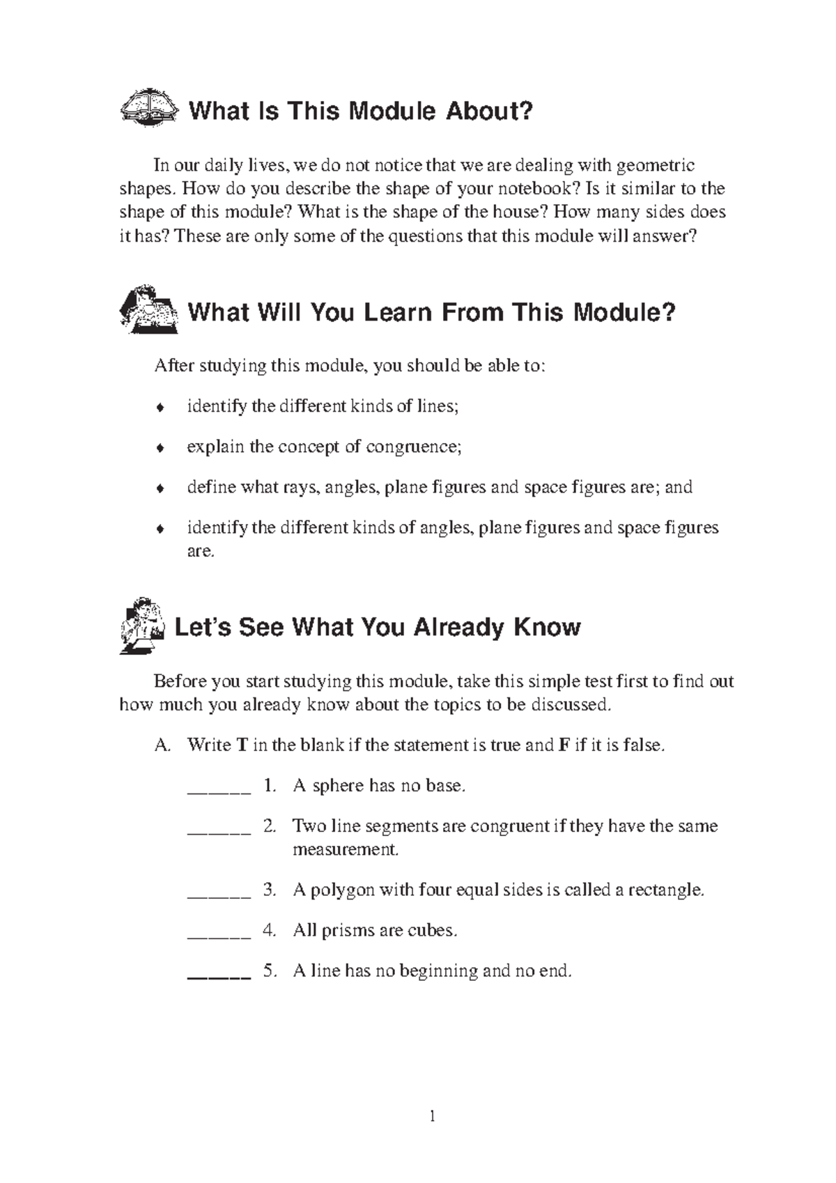 Geometrical Shapes - What Is This Module About? In our daily lives, we ...