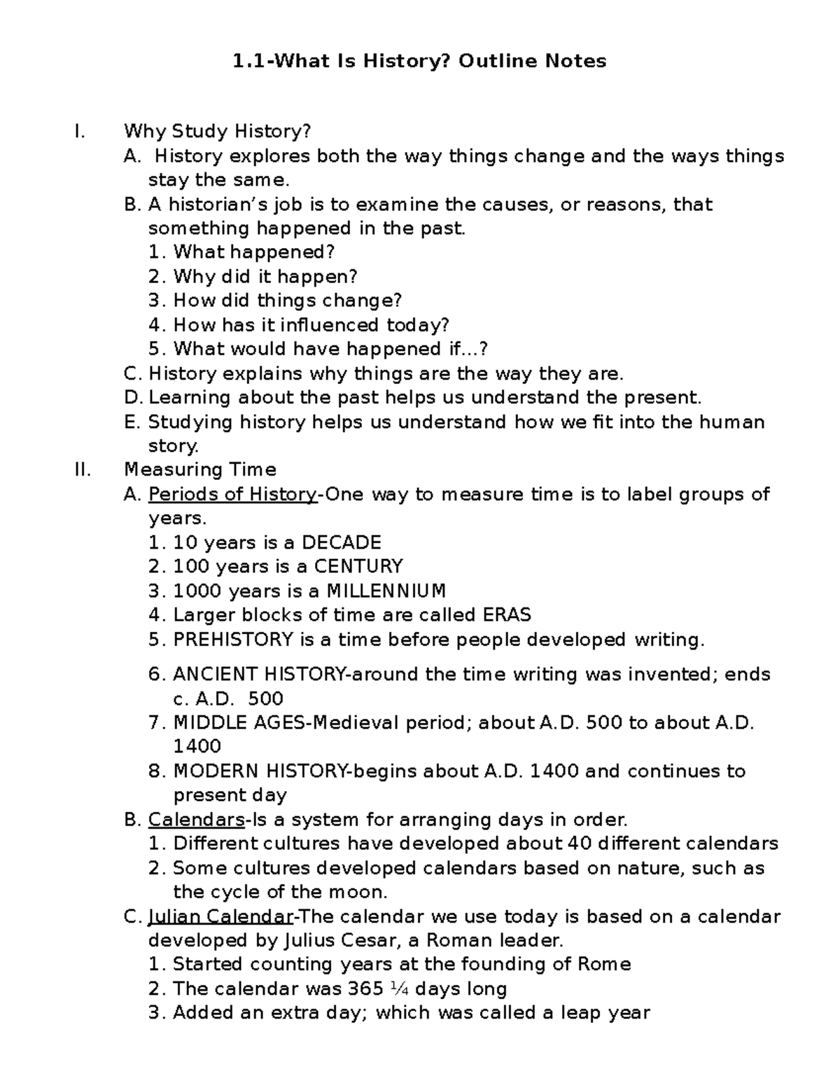 1-1-what-is-history-outline-notes-why-study-history-a-history