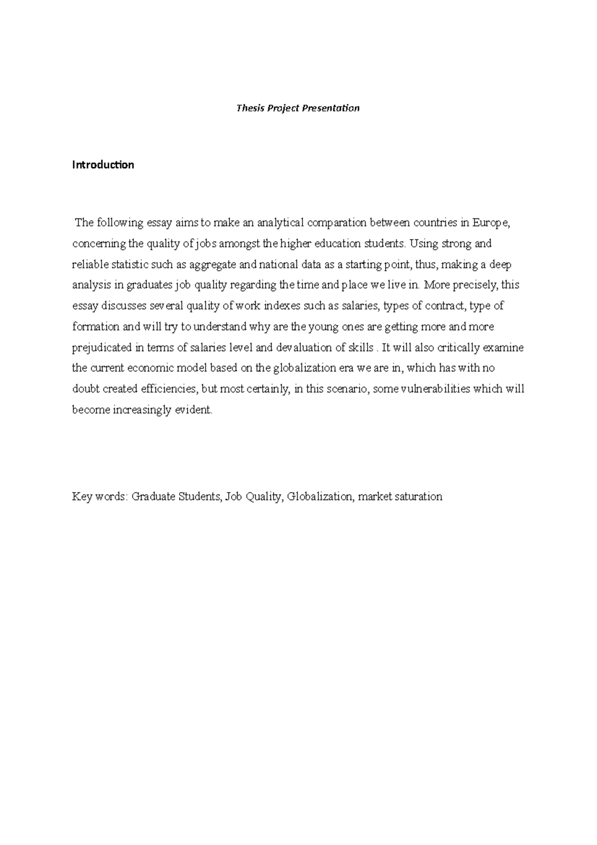 2021 Thesis Project Presentation - Thesis Project Presentation ...