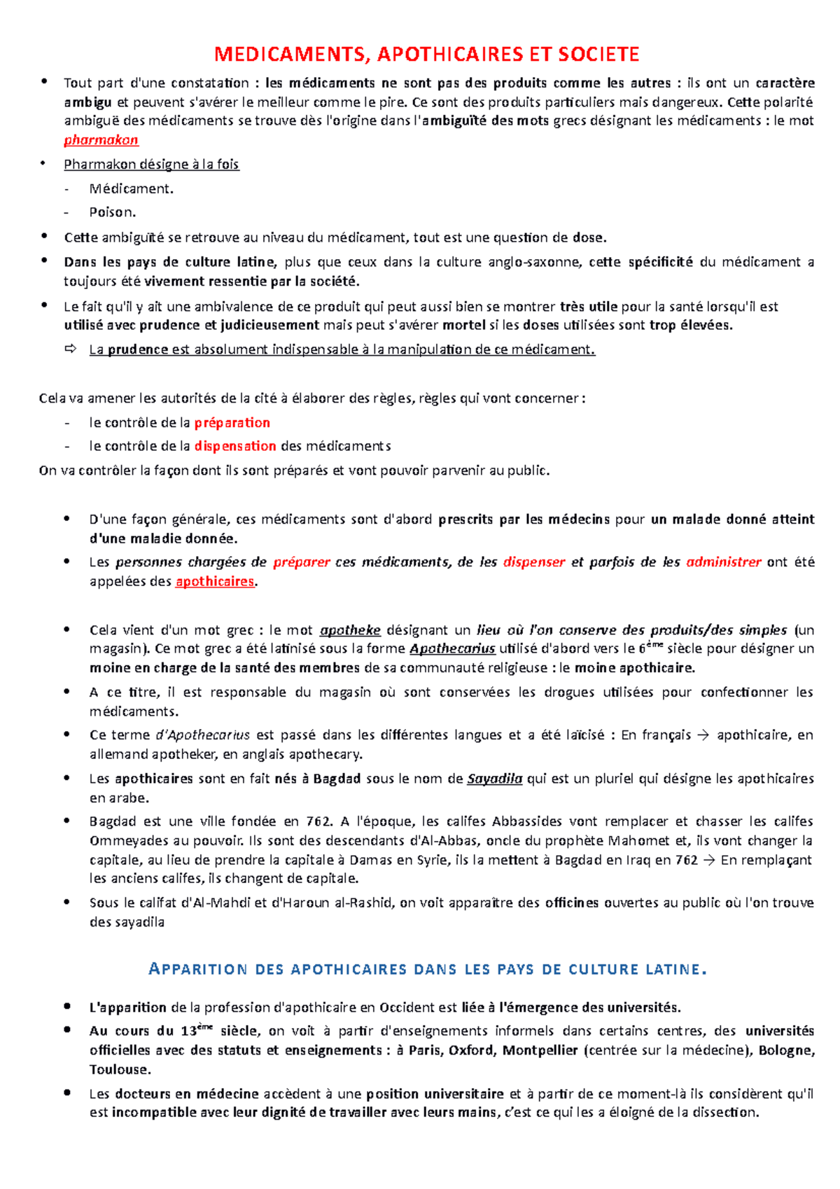 Mot Allemand Designant Un Produit De Remplacement Les apothicaires, les médicaments et la société - MEDICAMENTS, APOTHICAIRES  ET SOCIETE • Tout part - Studocu