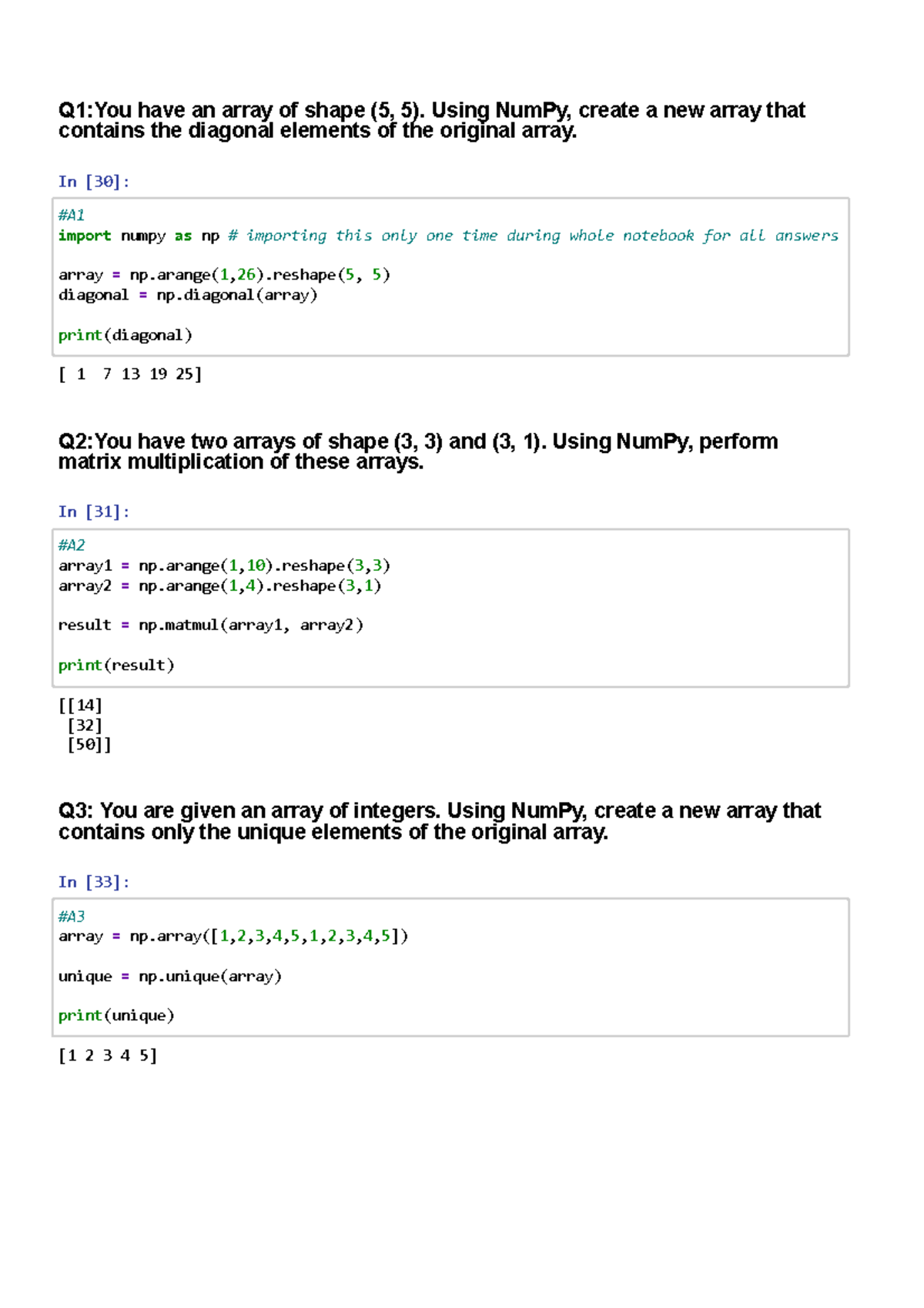 Tarang 12108197 - this is practice questions for the subject - Q1:You ...