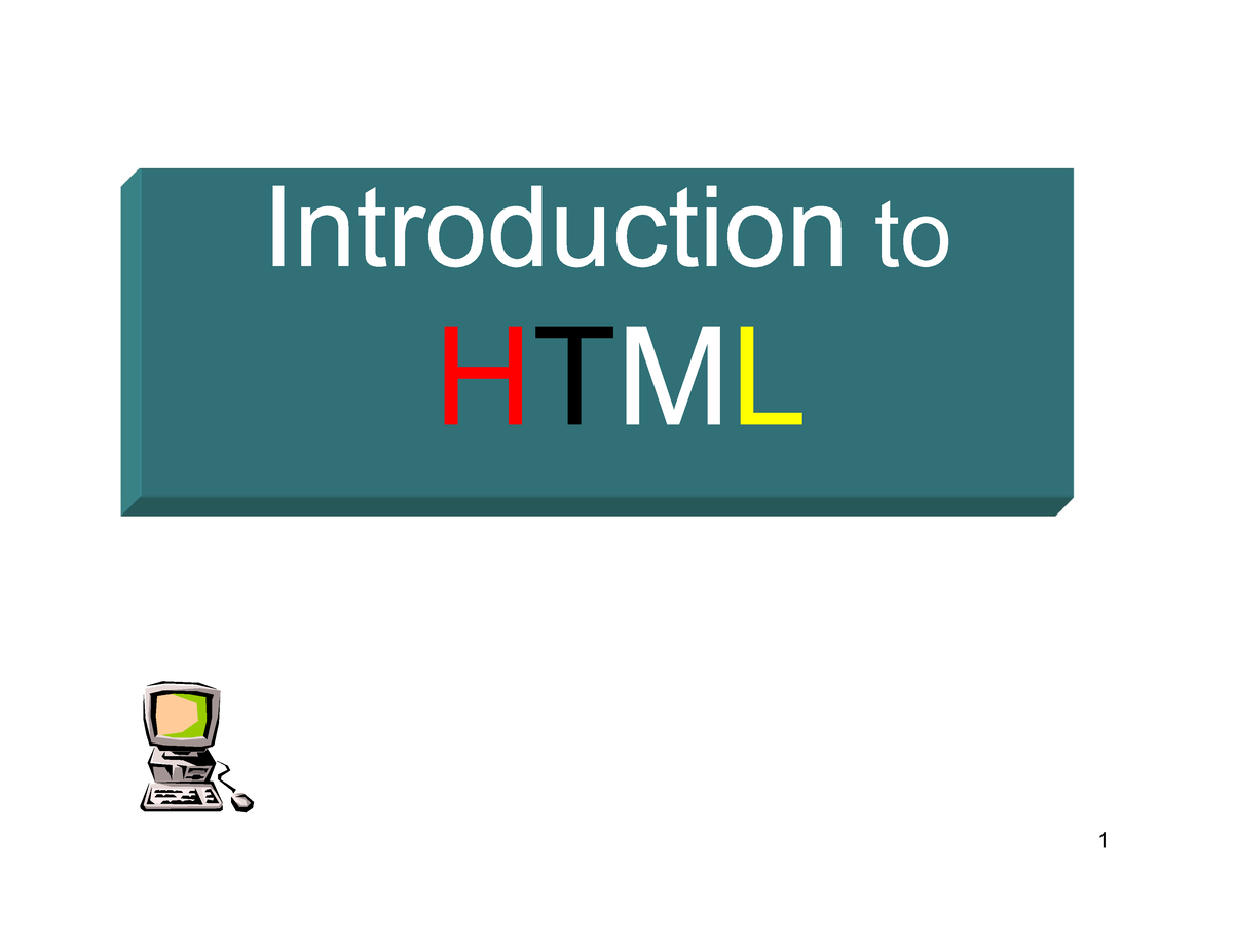 UNIT 2 HTML 2[947] - Hypertext Markup Language - To Web Page Designing ...