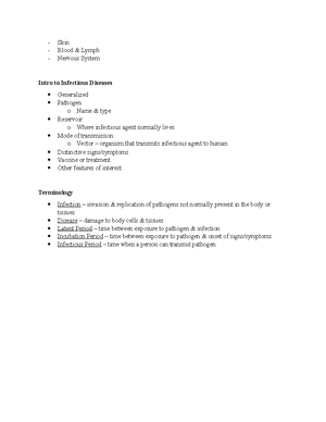 Micro Bio lecture notes 1-4 - BI 234 - Studocu
