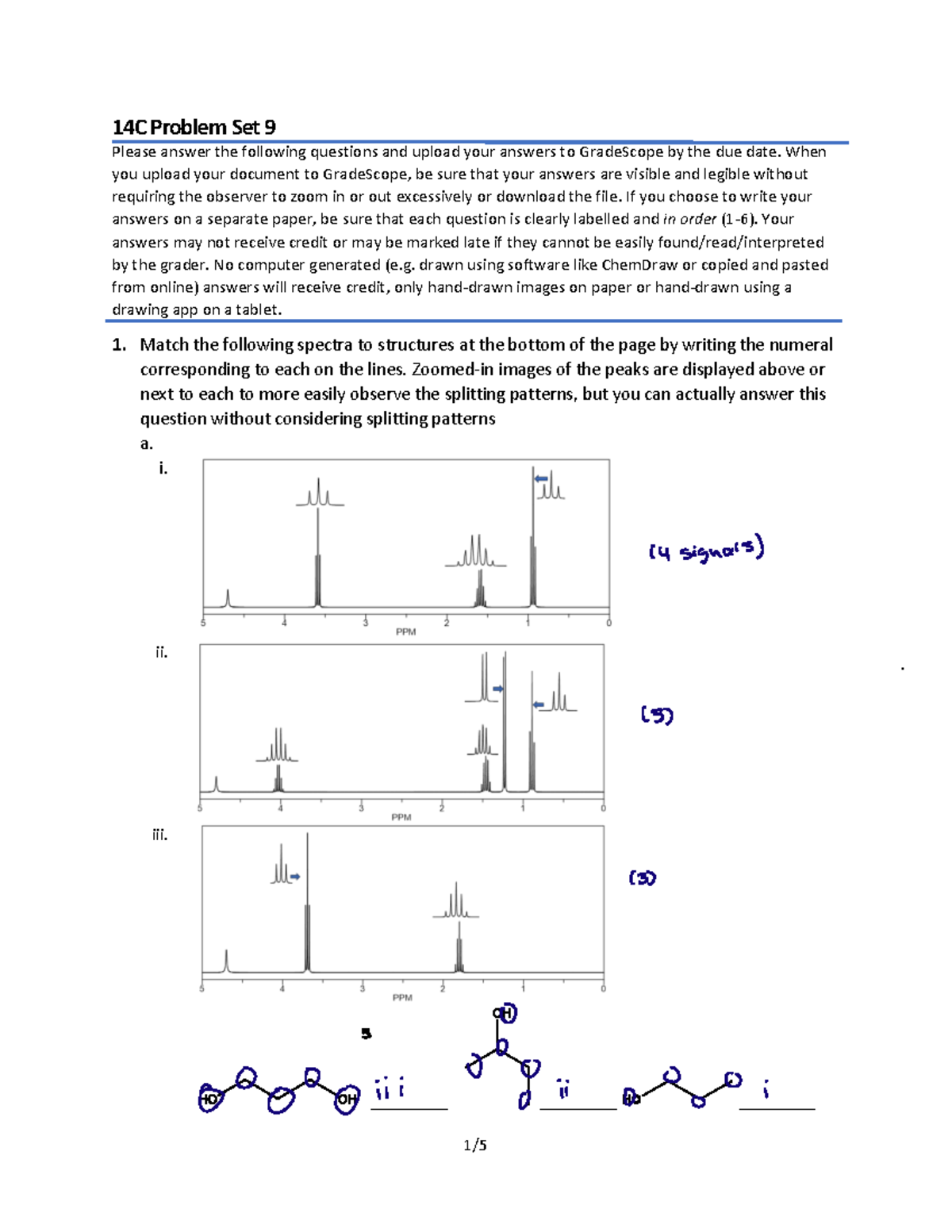Problem+Set+9 2 - Practice - 14C Problem Set 9 Please answer the ...