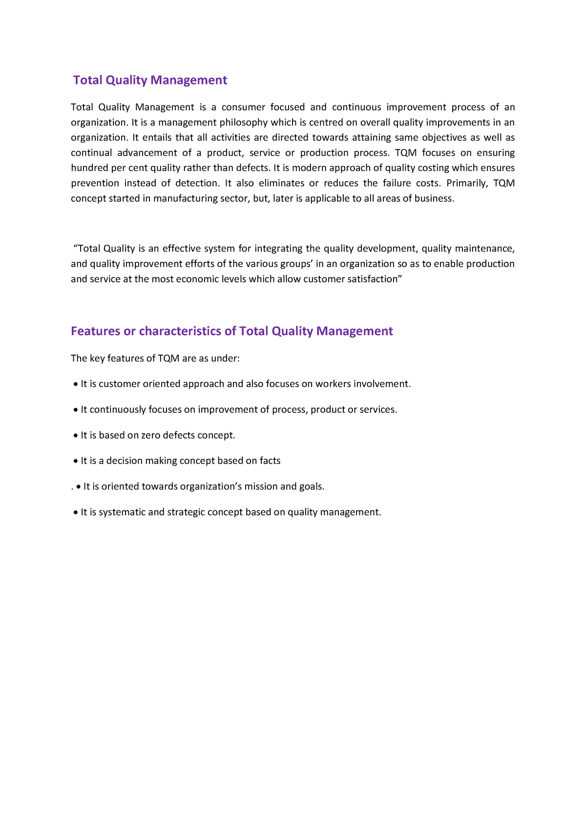thesis topics on quality management