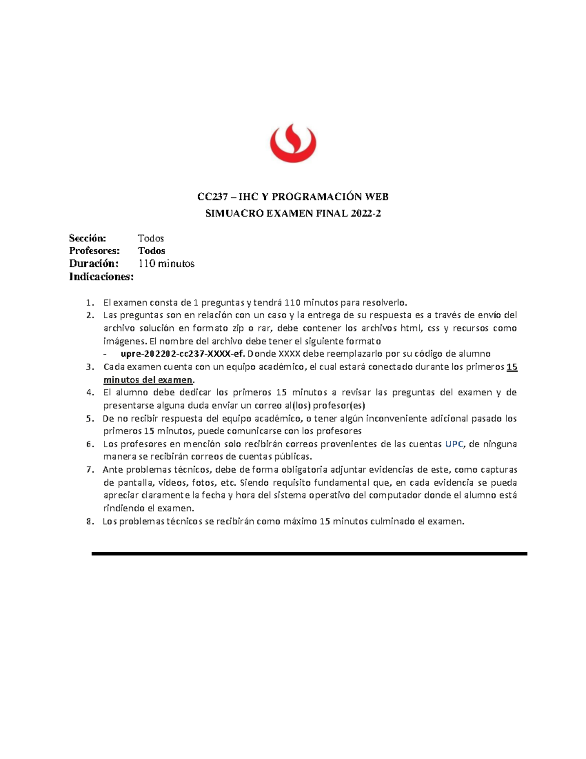 Upc Pre 202202 Cc237 Simulacro Examen Final 1 Cc237 Ihc Y ProgramaciÓn Web Simuacro Examen 9538