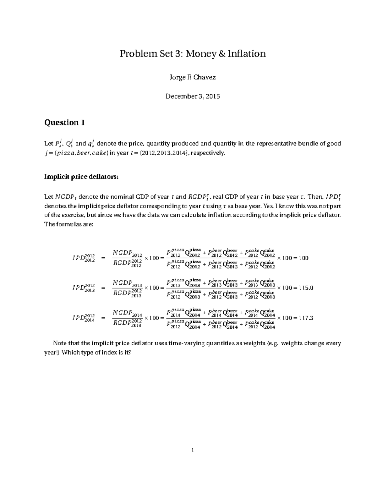 EC108 2015-2016 Problem Set 3 - Problem Set 3: Money & Inflation Jorge ...